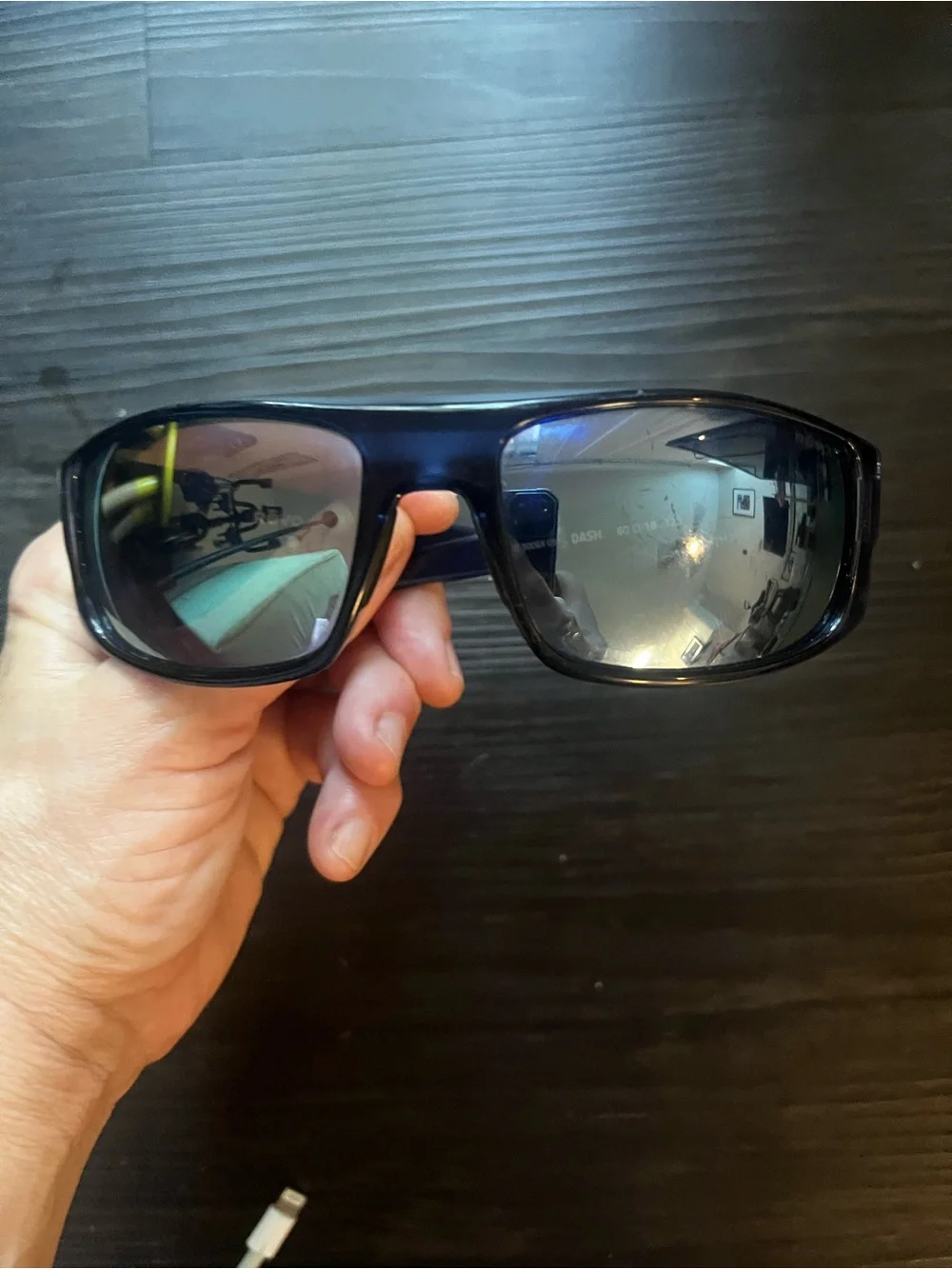 Revo Blue Polarized Blue mirrored blue lens sunglasses for men or women.
